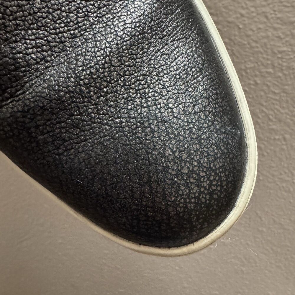 Frye Women’s Ivy Slip On Sneaker Leather Size 9 Pewter Grey Metallic - Picture 11 of 11